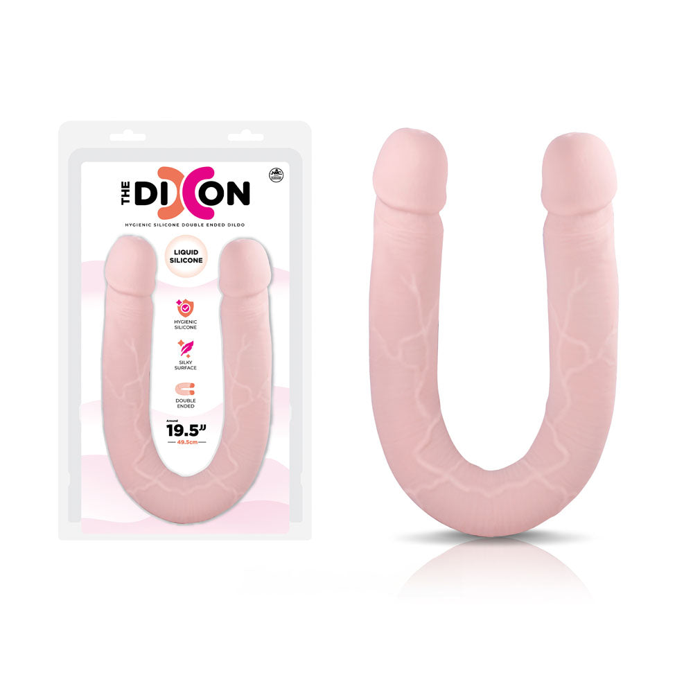 The Dixon -  -  50 cm Silicone Double Dong, made from liquid silicone for smooth pleasure.