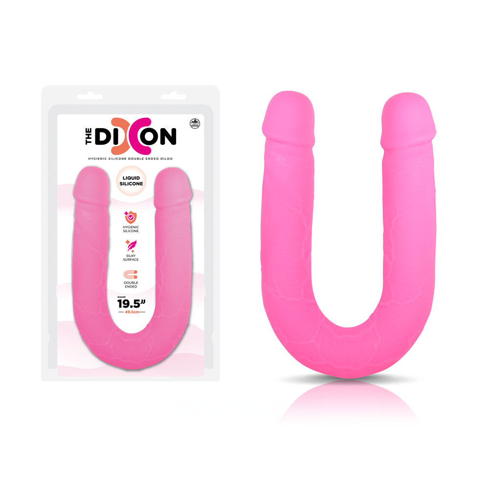 The Dixon -  -  50 cm Silicone Double Dong, made from liquid silicone, silky smooth surface, adult novelty.