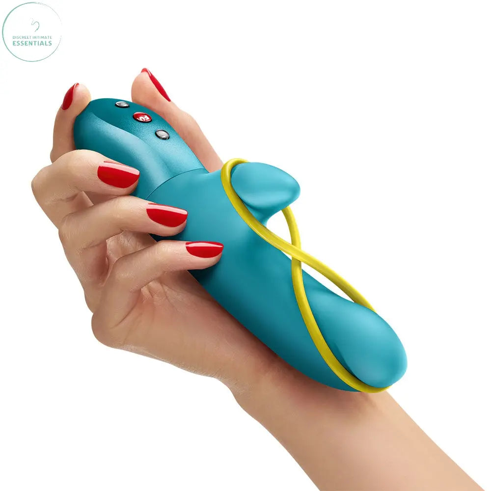 Affordable quality Fun Factory AMORINO Aquamarine - Aquamarine USB Rechargeable Rabbit Vibrator  from Fun Factory by Discreet Intimate Essentials with Discreet Delivery 