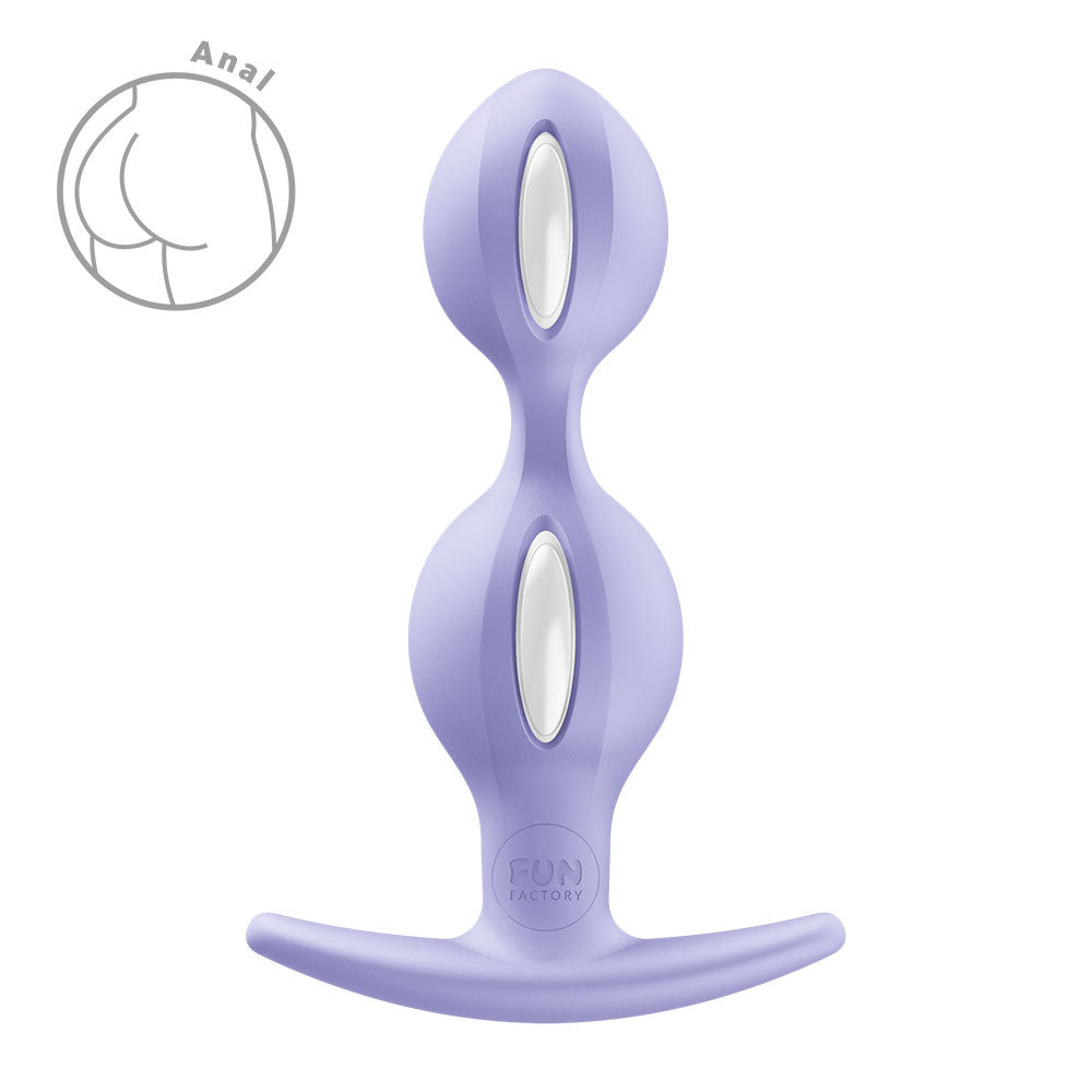 Fun Factory B BALLS DUO  -  13 cm Weighted Kegel Balls ideal for intimate essentials for her and discreet pleasure.