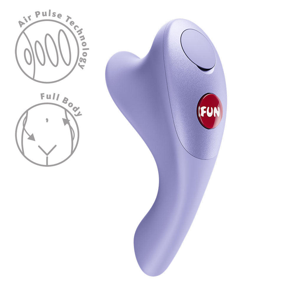 Fun Factory BE-ONE  -  USB-C Rechargeable Finger Stimulator in light purple with air pulse technology and ergonomic design.