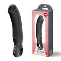 Fun Factory BIG BOSS - 22.9 cm USB-C Rechargeable Vibrator in packaging, designed for targeted G-spot stimulation.