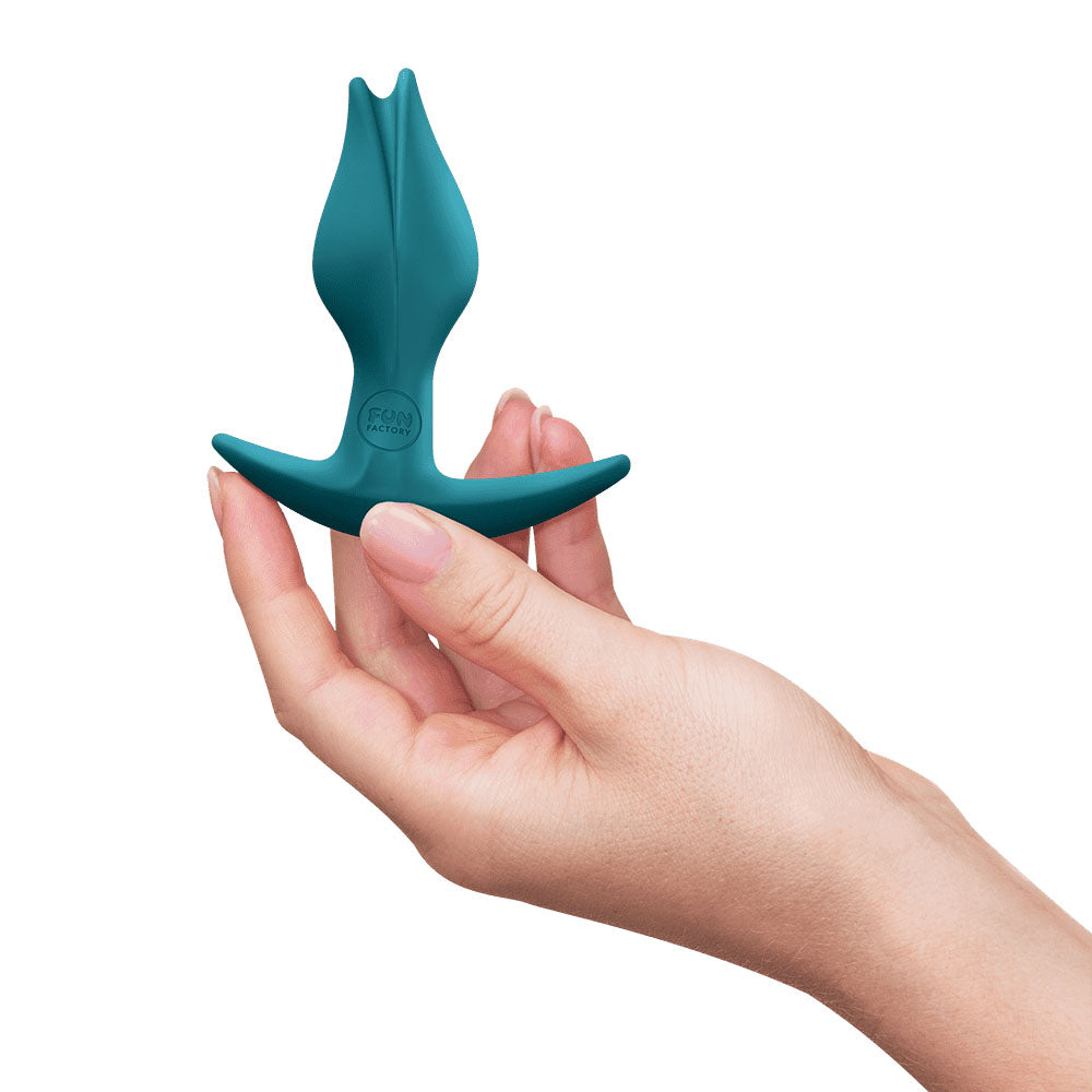 Fun Factory BOOTIE FEM Bottle  - Bottle  8.5 cm Butt Plug held in hand, designed for comfort and dual stimulation.