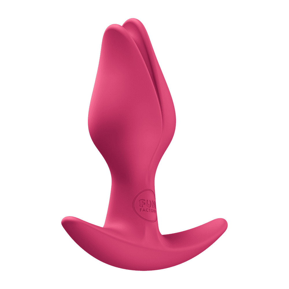 Fun Factory BOOTIE FEM Raspberry - Raspberry  8.5 cm Butt Plug in pink, designed for comfort and stimulation.