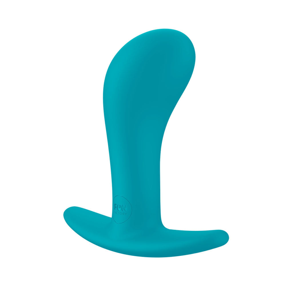 Fun Factory BOOTIE M Aquamarine - Aquamarine 9.4 cm Medium Butt Plug.