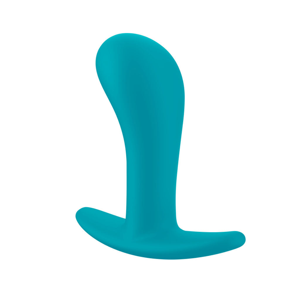 Fun Factory BOOTIE M Aquamarine - Aquamarine 9.4 cm Medium Butt Plug for comfortable stimulation.
