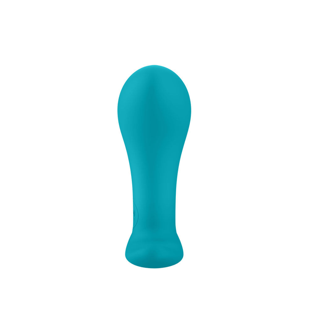 Fun Factory BOOTIE S Aquamarine - Aquamarine 7.9 cm Small Butt Plug in vibrant turquoise color.