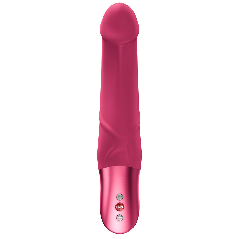Fun Factory MR. BOSS Raspberry - Raspberry 21 cm Vibrator for intense pleasure and G-spot stimulation.