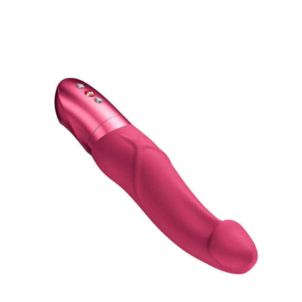 Fun Factory MR. BOSS Raspberry - Raspberry 21 cm Vibrator, designed for intense pleasure and G-spot stimulation.