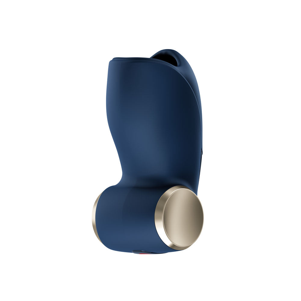 Fun Factory COBRA LIBRE II Nightblue - Nightblue USB-C Rechargeable Vibrating Massager side view
