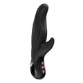 Fun Factory LADY BI Black - Black 21.8 cm USB-C Rechargeable Vibrator for intense dual stimulation.