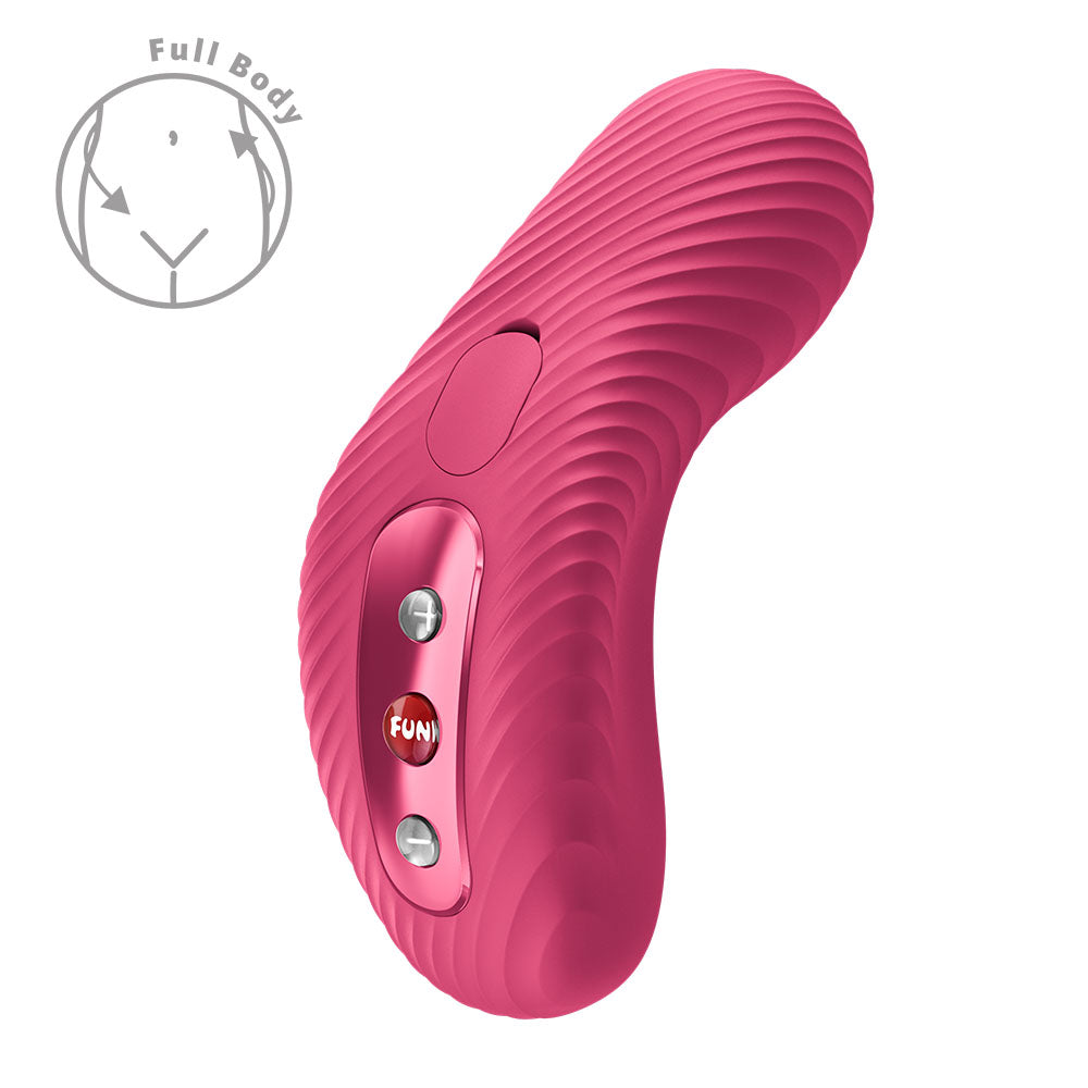 Fun Factory LAYA III Raspberry - Raspberry USB-C Rechargeable Stimulator for ultimate clitoral pleasure.