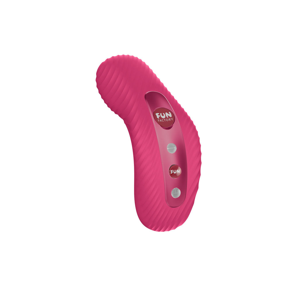 Fun Factory LAYA III Raspberry - Raspberry USB-C Rechargeable Stimulator for ultimate clitoral pleasure.