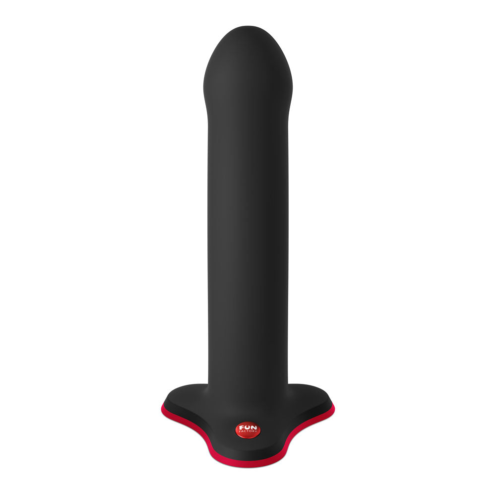 Fun Factory MAGNUM Blackberry - Blackberry 18.3 cm Dildo featuring a sleek black silicone design for G-spot and anal stimulation