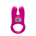 Fun Factory NOS Magenta - Magenta USB-C Rechargeable Vibrating Cock Ring designed for intimate pleasure.