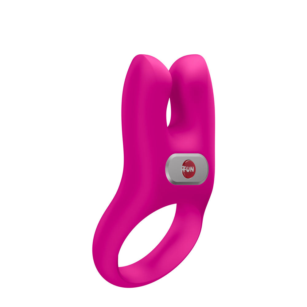 Fun Factory NOS Magenta - Magenta USB-C Rechargeable Vibrating Cock Ring, designed for intense stimulation and longer erections.