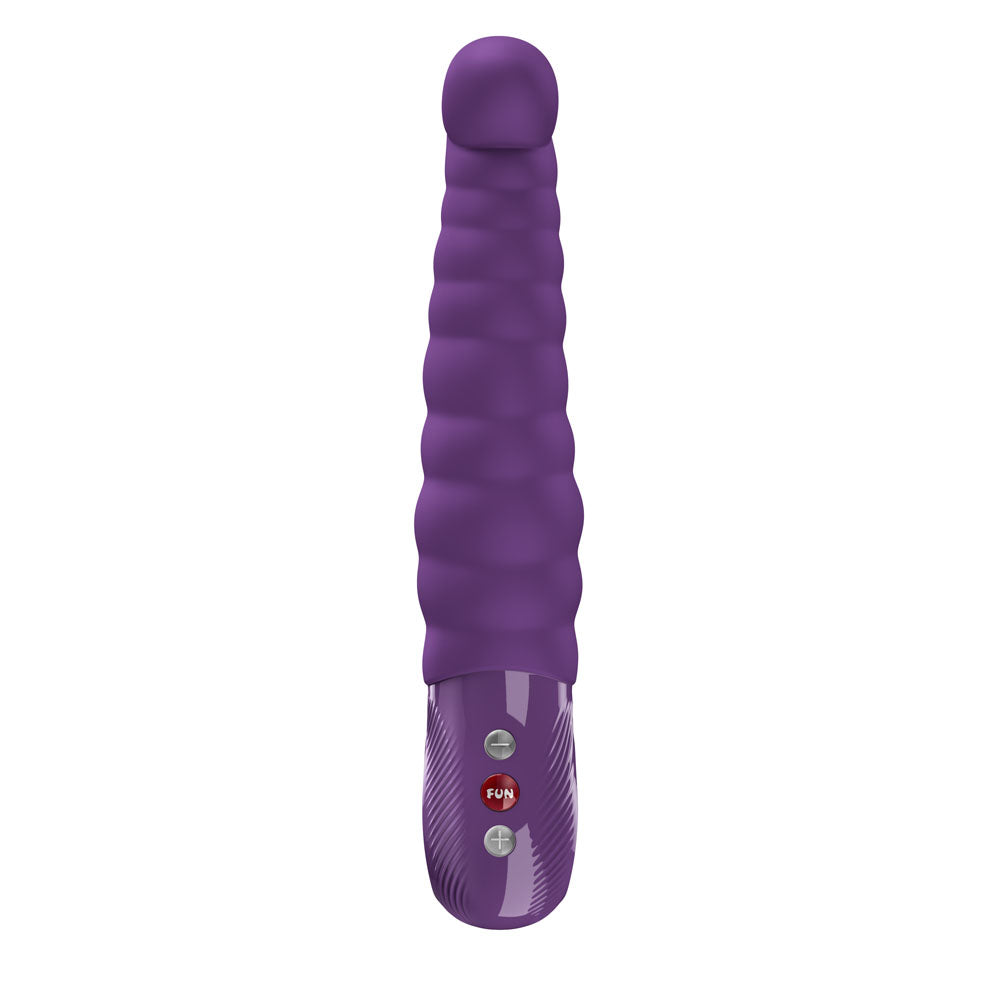 Fun Factory PATCHY PAUL Dark Violet - Dark Violet 23 cm USB-C Rechargeable Vibrator for intimate essentials.