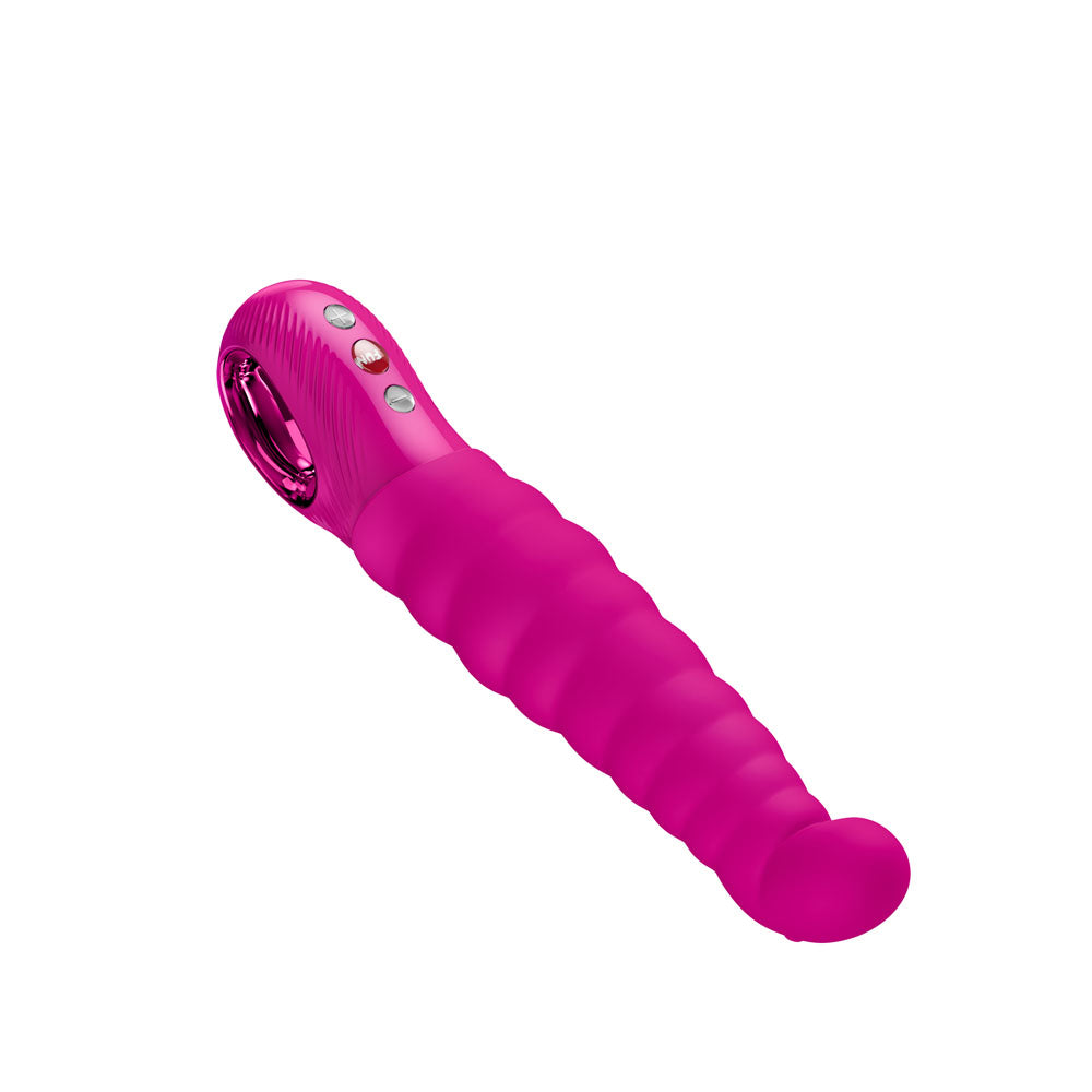 Fun Factory PATCHY PAUL Magenta - Magenta 23 cm USB-C Rechargeable Vibrator, vibrant pink intimate toy.
