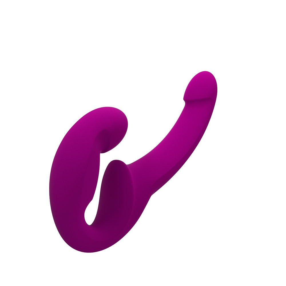 Fun Factory SHARE LITE Blackberry - Blackberry Strapless Strap-On in vibrant purple color, perfect for intimate experiences.