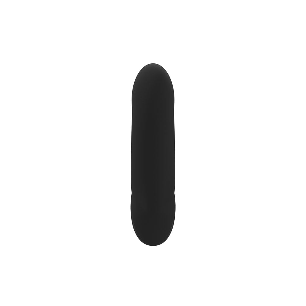 Fun Factory SHARE LITE - Strapless Strap-On in sleek black silicone, perfect for intimate adventures.