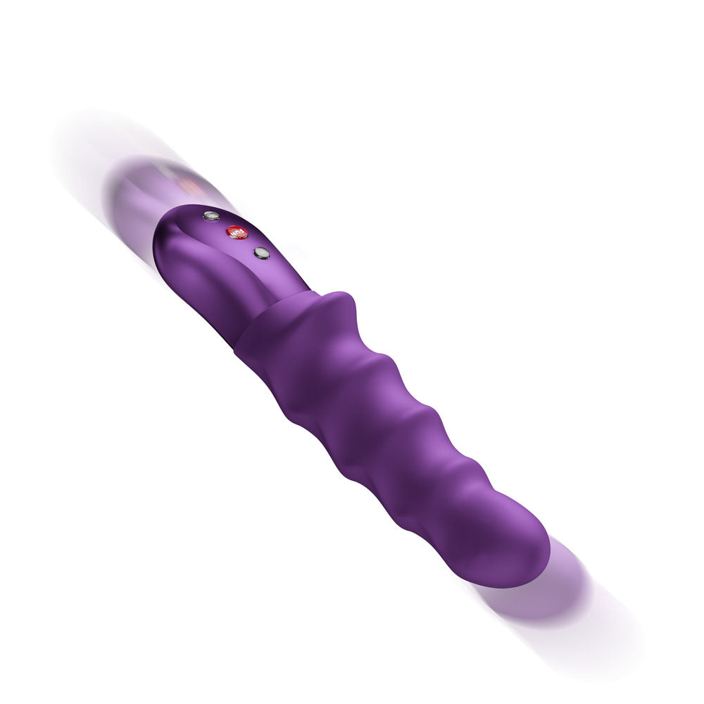 Fun Factory STRONIC SURF -  USB Rechargeable Thrusting Vibrator with unique textured design for enhanced pleasure.