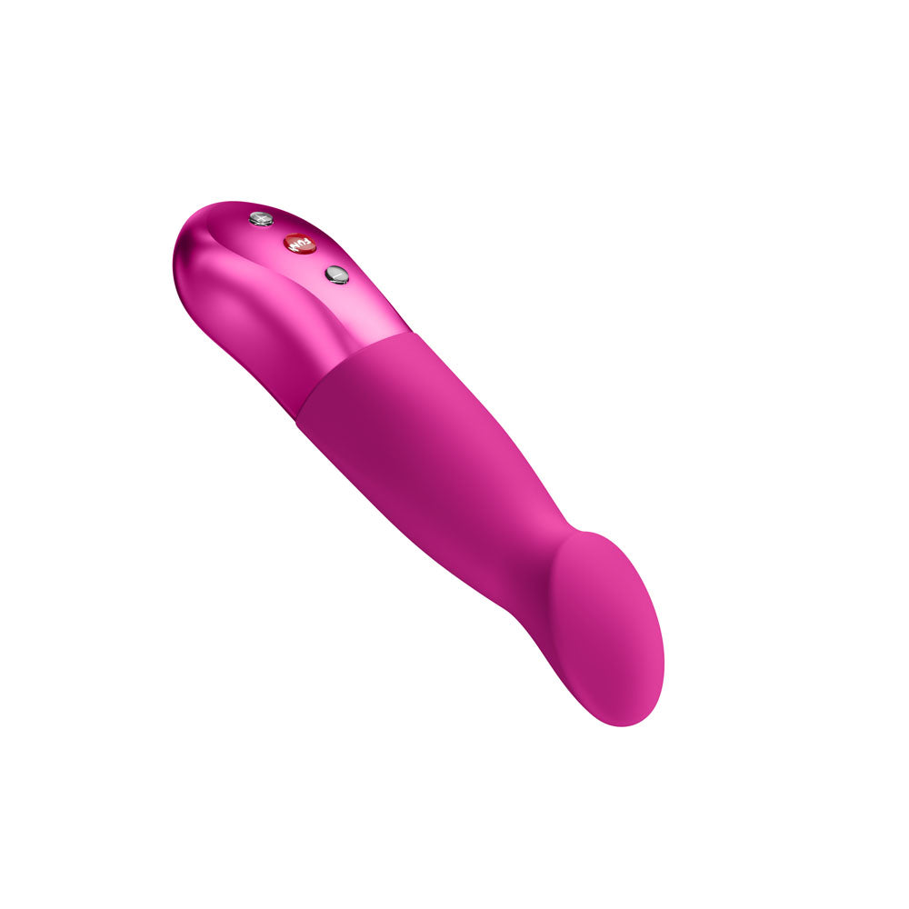 Fun Factory STRONIC SUNDAZE Magenta - Magenta 17 cm USB-C Rechargeable Thrusting Vibrator in vibrant pink color.