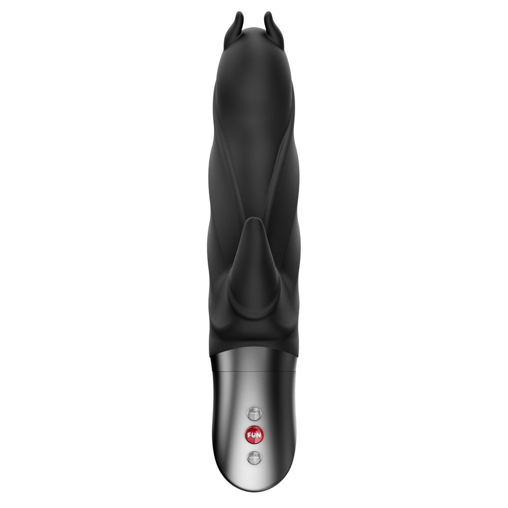 Fun Factory DARLING DEVIL - 20 cm Vibrator with a curved silicone shaft and dual stimulation features.