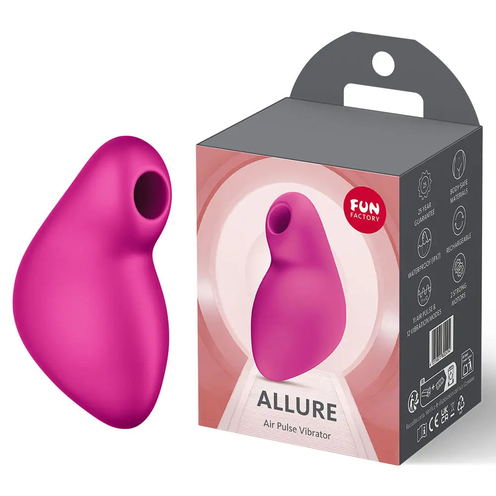 Fun Factory ALLURE Magenta - Magenta USB Rechargeable Air Pulse Stimulator Fun Factory