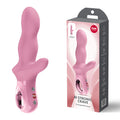 Fun Factory BI STRONIC CRAVE Rose - Rose USB-C Rechargeable Thrusting Vibrator with realistic thrusting and dual stimulation.