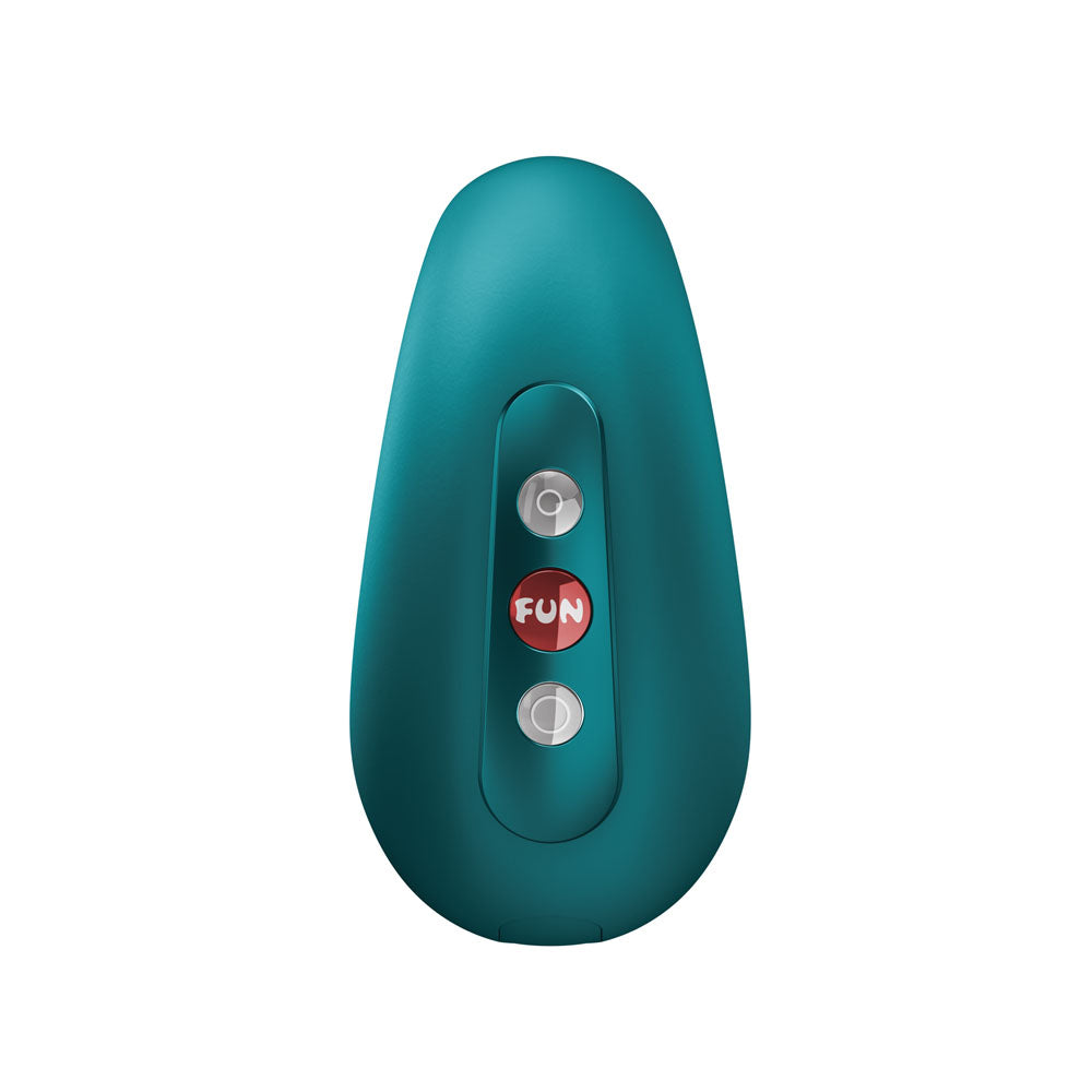 Fun Factory CHERIE Bottle  - Bottle  USB Rechargeable Air Pulse Stimulator top view with buttons
