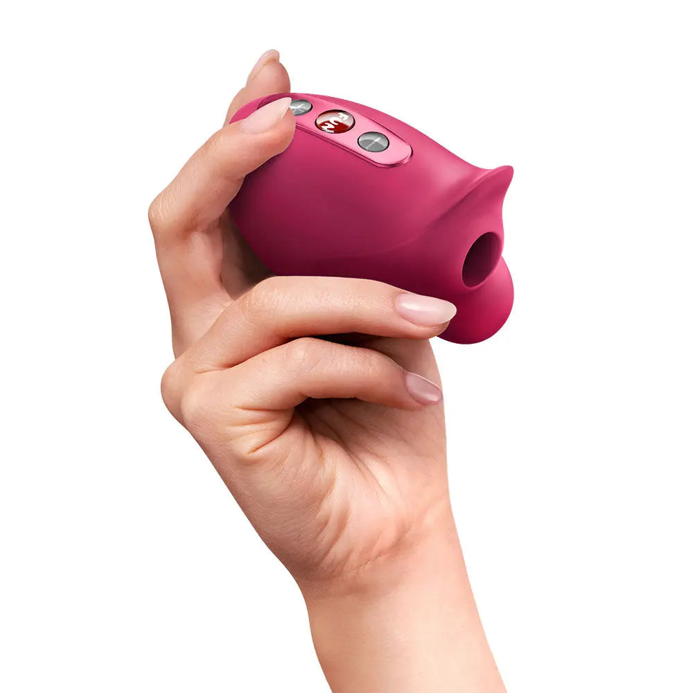 Affordable quality Fun Factory BELLE Raspberry - Raspberry  USB Rechargeable Air Pulse Stimulator  from Fun Factory by Discreet Intimate Essentials with Discreet Delivery 