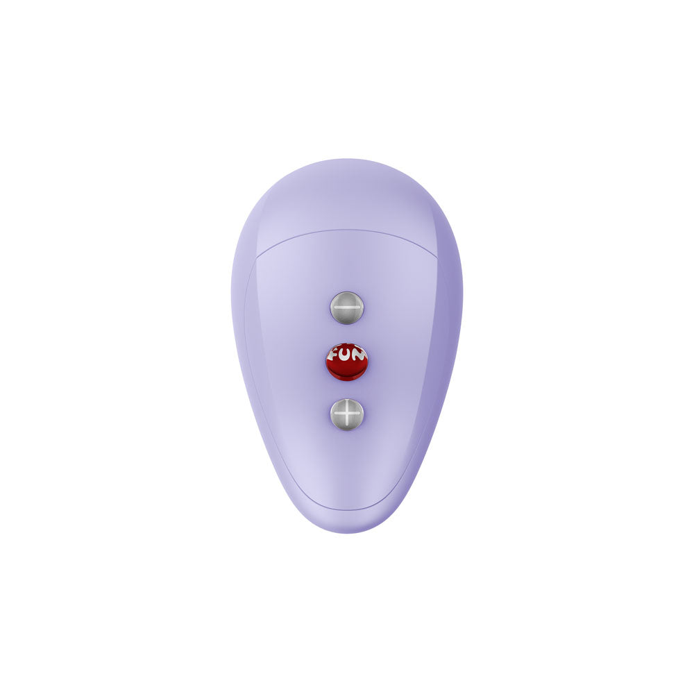 Fun Factory ESSENCE - USB Rechargeable Air Pulse Stimulator in lavender, featuring user-friendly controls for optimal pleasure.