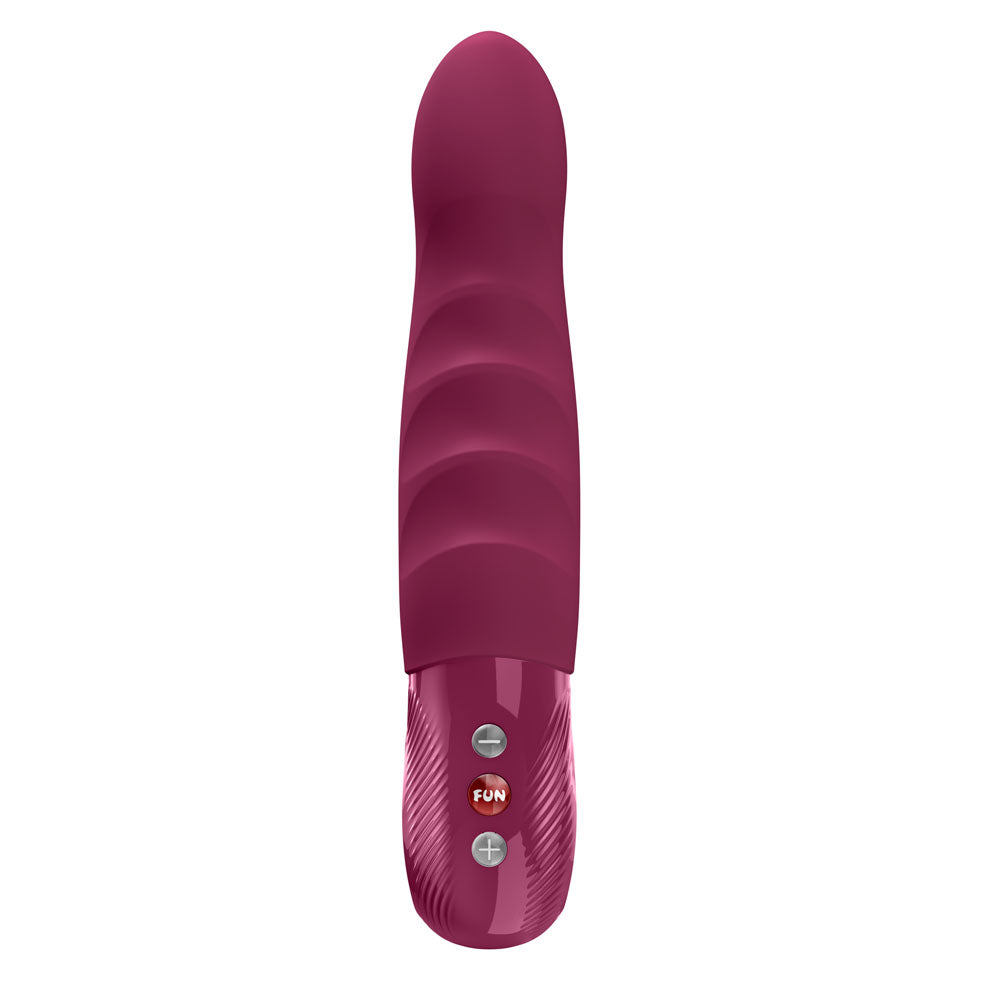 Fun Factory STRONIC DEEP Wine  - Wine  20.8 cm USB-C Rechargeable Vibrator in a sleek, sensual design.