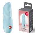 Fun Factory VIOLA Ice  - Ice  Vibrating Bullet vibrator with packaging, ideal for intimate essentials for her.