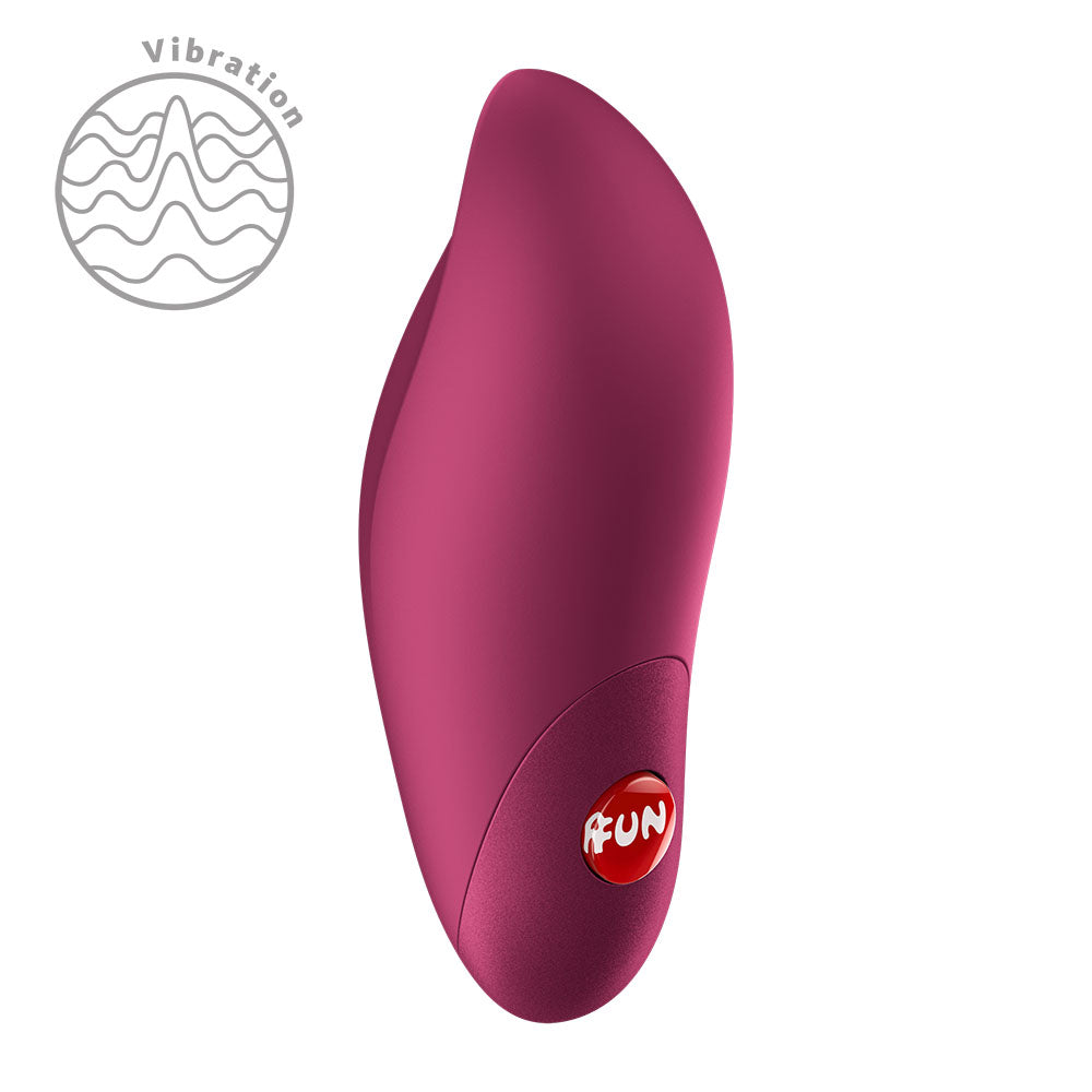 Fun Factory CHARME Wine  - Wine  USB-C Rechargeable Stimulator - ergonomic design and vibrant color.