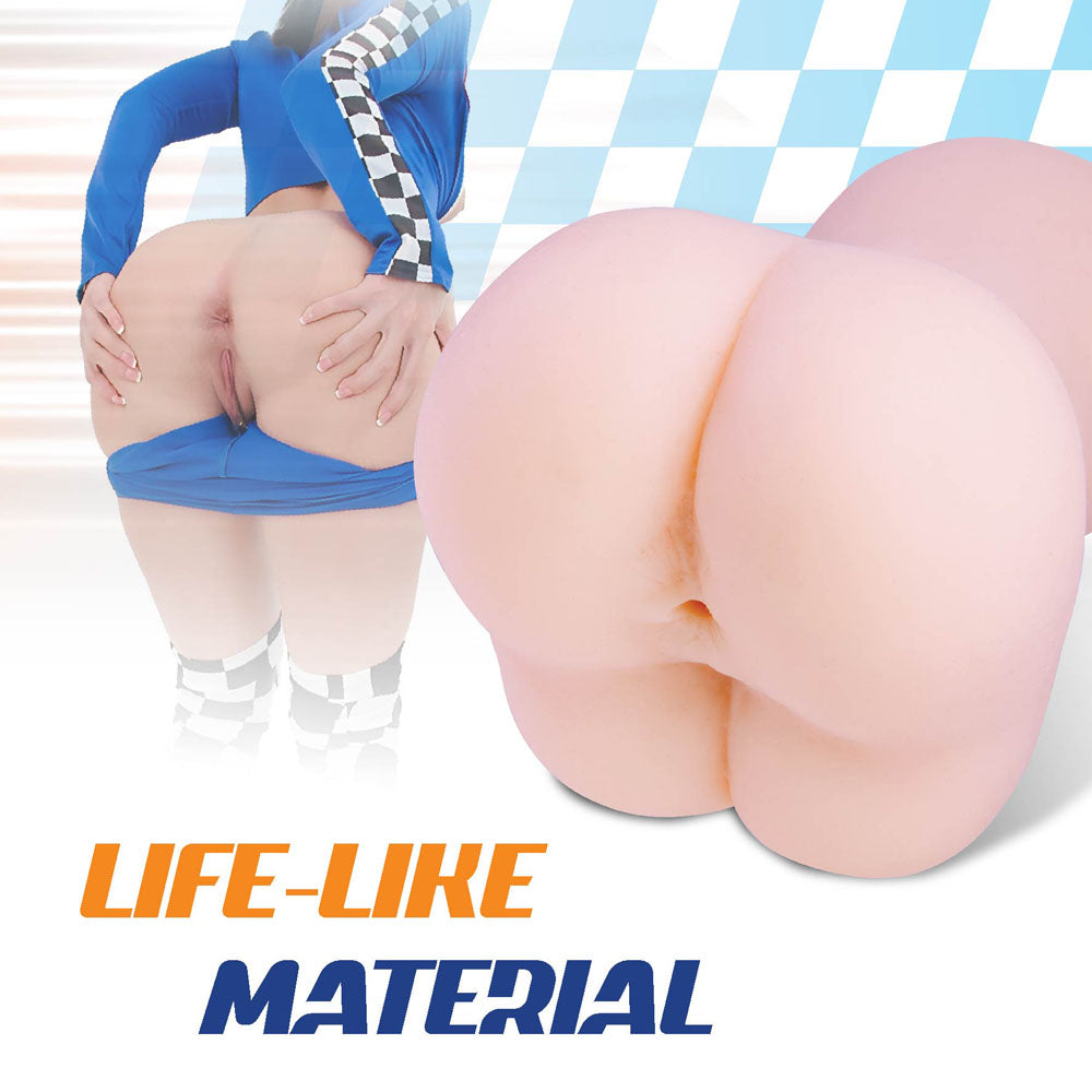 Bulky Sip -  Mini Doggy-Style Stroker featuring life-like material for enhanced pleasure.