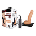 Erection Assistant 2 Vibrating Hollow Strap-On - 21.5 cm Vibrating Hollow Strap-On with powerful vibrations and adjustable straps.