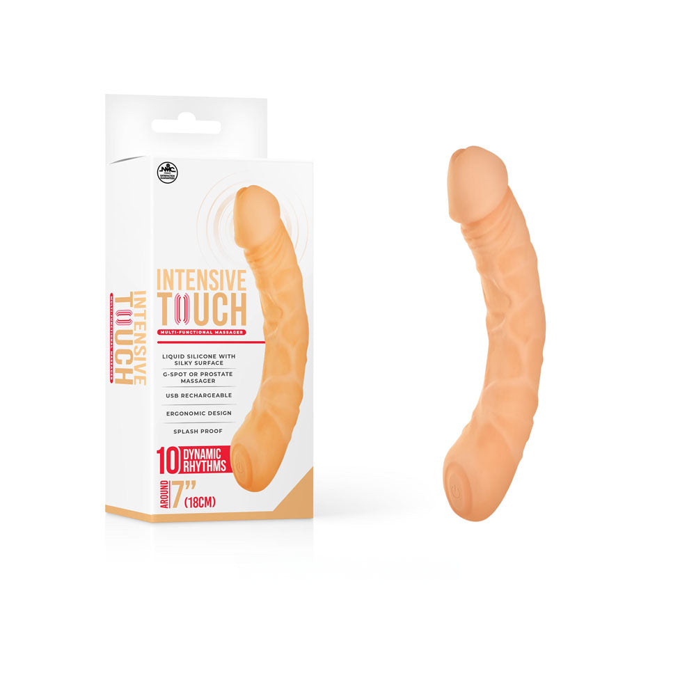 Intensive Touch -  -  18 cm USB Rechargeable Vibrator with 10 dynamic rhythms and splashproof design.