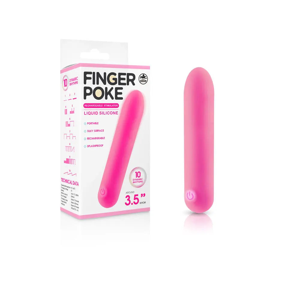 Finger Poke -  -  8.9 cm USB Rechargeable Bullet Excellent Power Discreet Intimate Essentials.