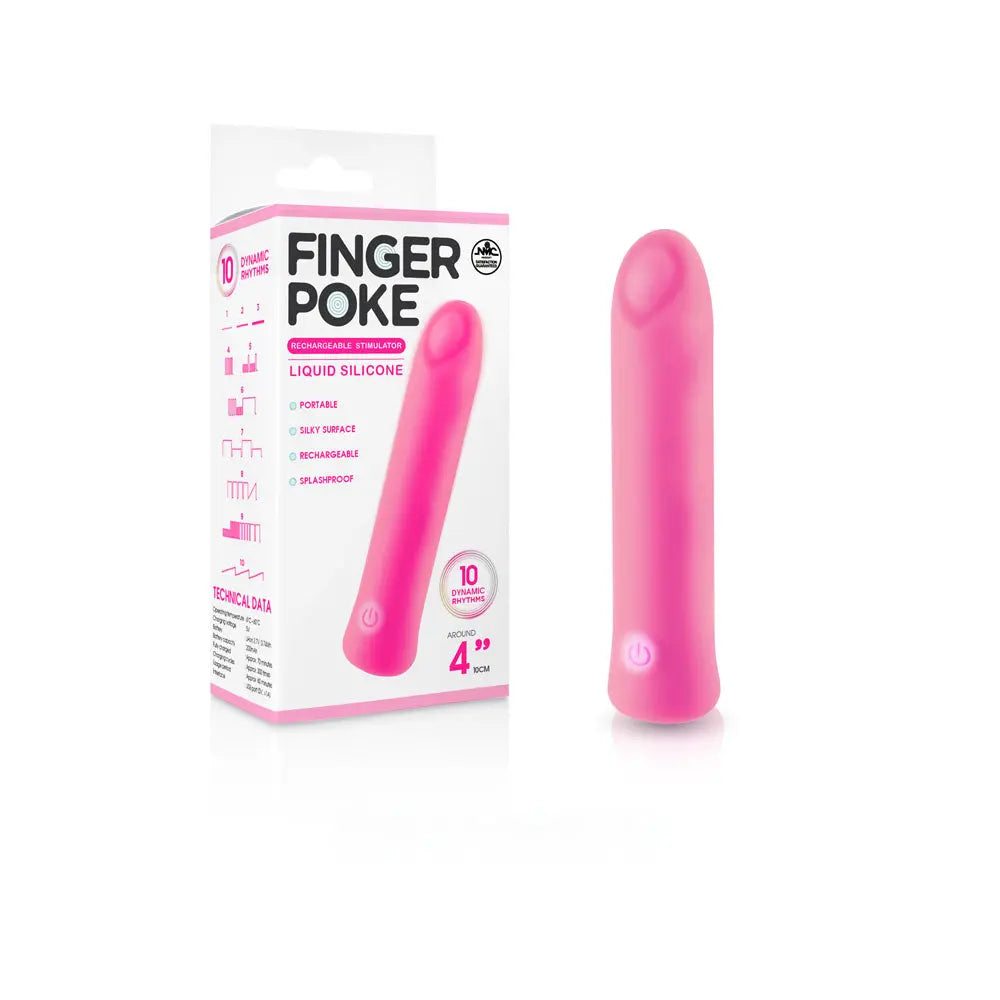Finger Poke -  -  10 cm USB Rechargeable Bullet Excellent Power Discreet Intimate Essentials.