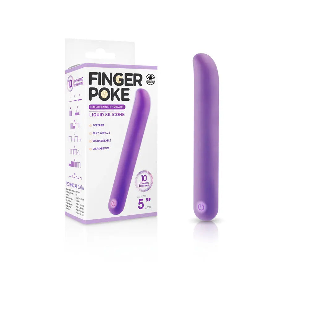 Finger Poke -  -  12.7 cm USB Rechargeable Bullet Excellent Power Discreet Intimate Essentials.