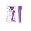 Finger Poke -  -  11.4 cm USB Rechargeable Bullet surrounded by packaging, silky silicone, 10 dynamic vibration rhythms.