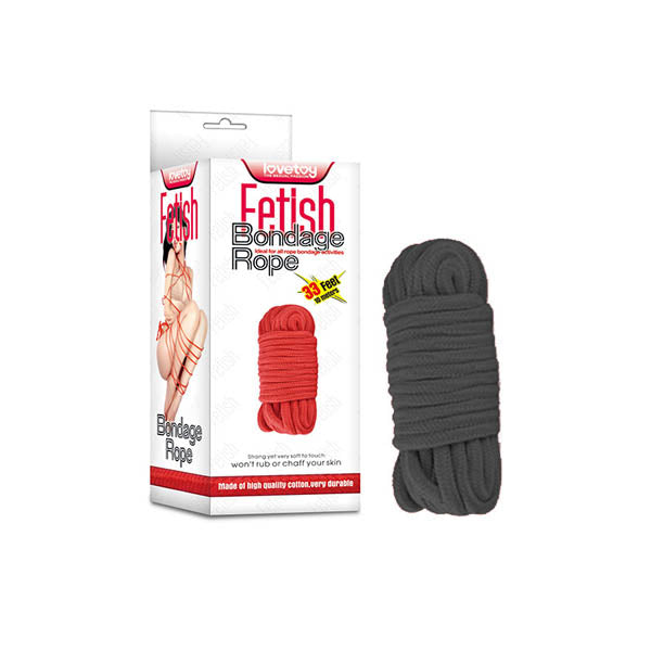 Fetish Bondage Rope -  - 10 m Length, durable cotton rope for bondage, soft and safe for skin contact.
