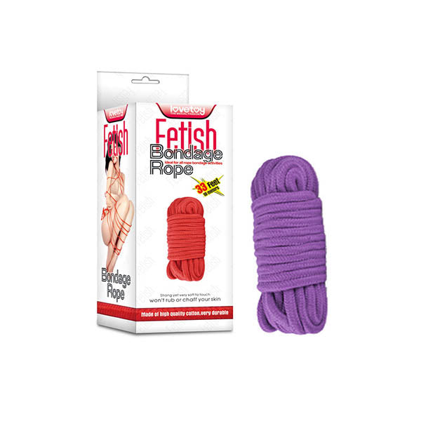 Fetish Bondage Rope -  - 10 m Length packaging and rope, perfect for intimate essentials for her and all rope bondage activities.