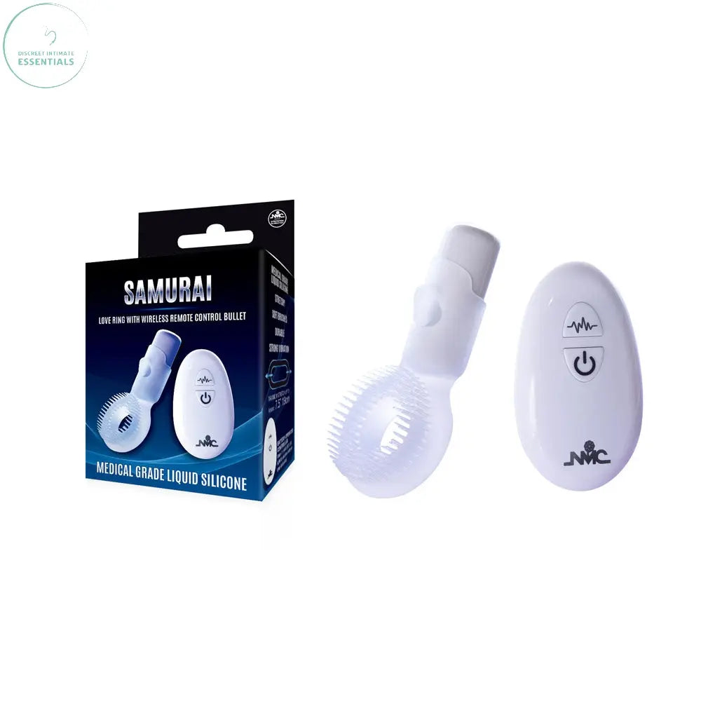 Affordable quality Samurai -  Vibrating Cock Ring with Wireless Remote Control  from Excellent Power by Discreet Intimate Essentials with Discreet Delivery 