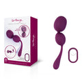 Lust Rhapsody Impulsing Ball - USB Rechargeable Impulsing Kegel Balls with Wireless Remote and sleek design