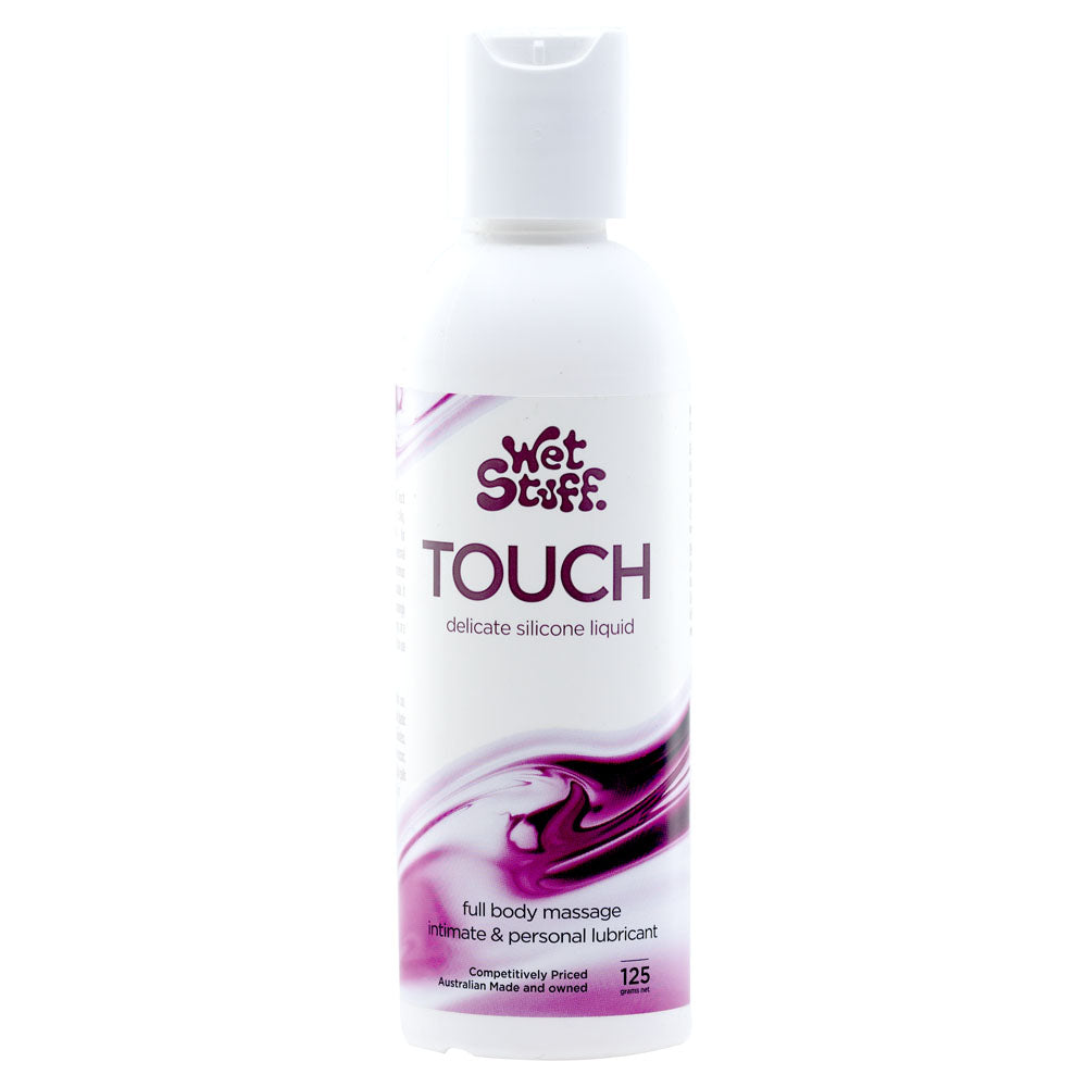 Wet Stuff Touch - 125g Disk Top - Silicone Lubricant - 125 gram Bottle, perfect for intimate essentials for her.