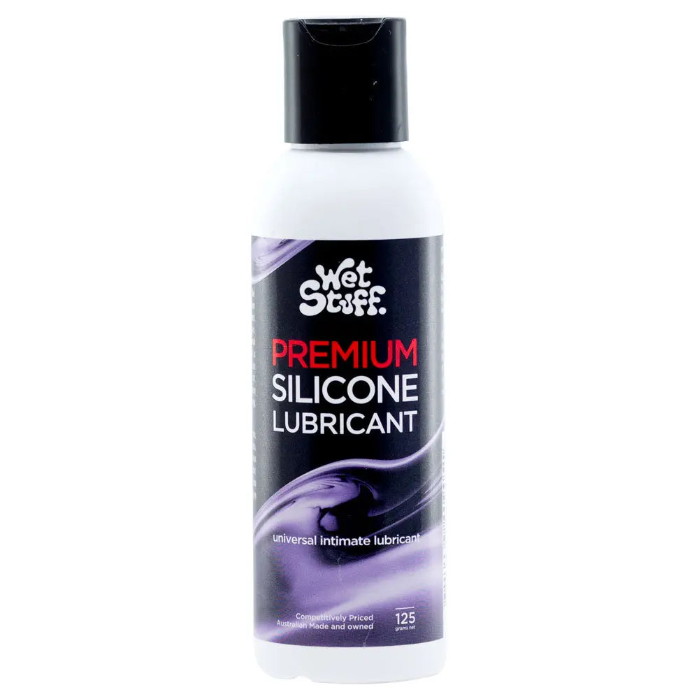 Wet Stuff Premium - 125g Disk Top - Silicone Lubricant - 125 gram Bottle Wet Stuff Discreet Intimate Essentials.