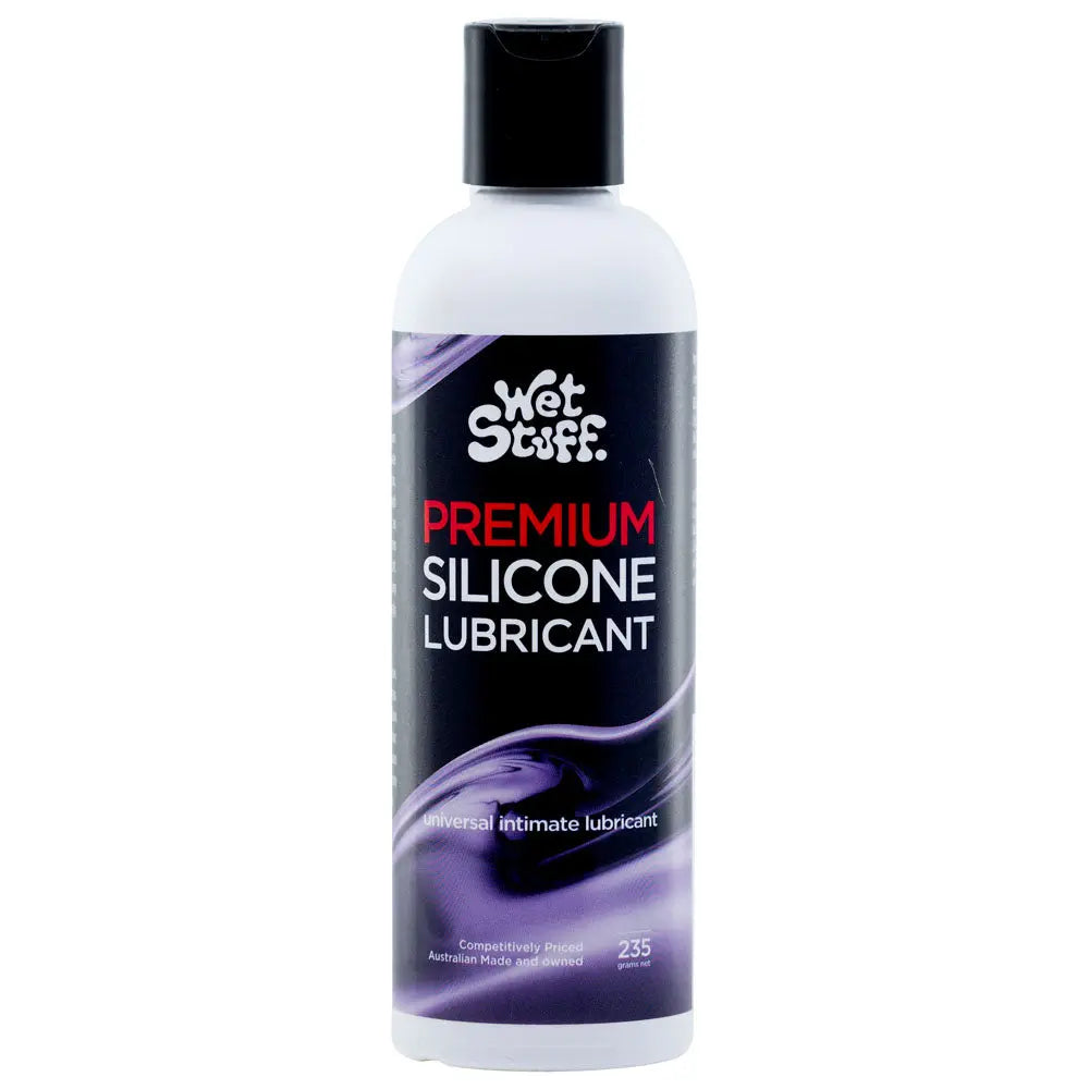 Wet Stuff Premium - 235g Disk Top - Silicone Lubricant - 235 gram Bottle Wet Stuff Discreet Intimate Essentials.