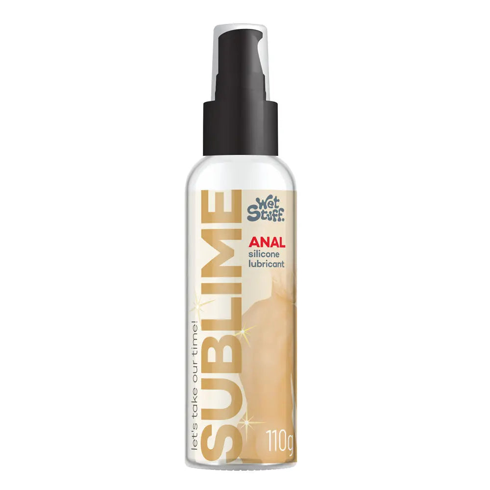 Wet Stuff Sublime - 110g Pump - Anal Silicone Lubricant - 110 gram Pump Bottle Wet Stuff Discreet Intimate Essentials.